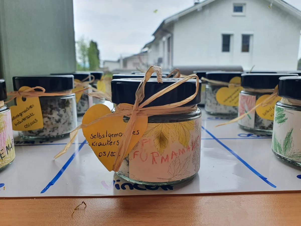 Urkräuter entdecken mit den Kindern des Kindergartens Moderach Galeriebild 1